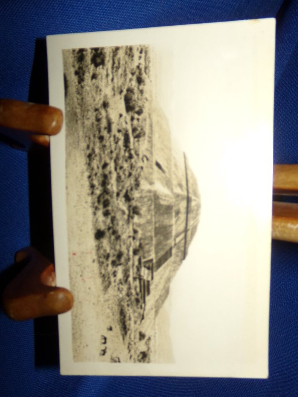 VINTAGE Teotihuacan RPPC Photo Postcard - Temple of the Sun or Moon - Mexico